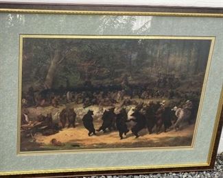 William Holbrook The Bear Dance Framed Print