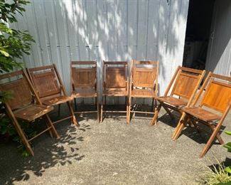 Wooden Folding Chairs