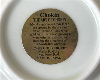 24KT Gold Edged Chokin, The Art of Chokin