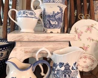 Blue & White China, Water Pitchers