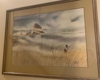 WW Steidel, Signed & Numbered, Cannon Beach
