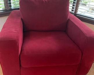 Red Lounge Chair