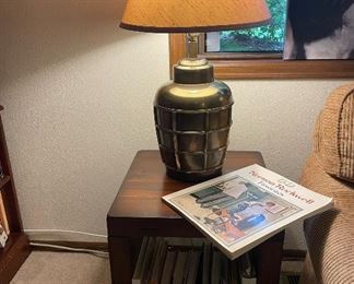 End Table, Table Lamp