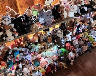 About 3,000 Beanie Babies- All New with Tags