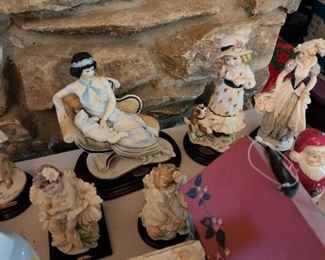 Many Guiseppe Armani Florence Italy Porcelain Statues All new with box and papers