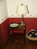 Beautiful Lexington Side Tables (we have 2), Lamp