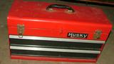 Husky Tool Case filled with tools