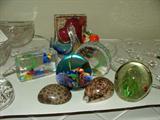 Paperweights.  Pretty Paperweights