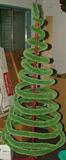 This cool Christmas tree was from Starbucks, sold when they closed one of their stores.