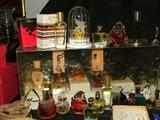 TONS of miniature perfume bottles with perfume inside!