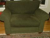Oversized upholstered chair, with matching sofa and loveseat also available