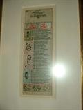 This is the poem by Alfred Lord Tenneyson, (sp), done in needlepoint on silk in 1862, with provenance, in a frame.  How do you say Stunning?!