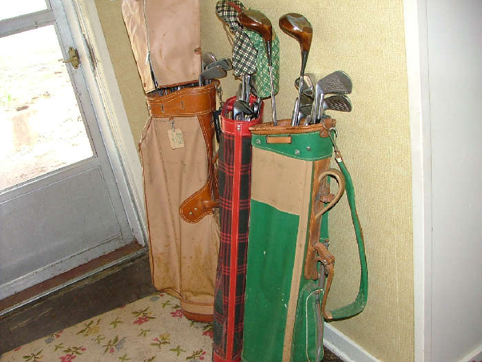 old golf clubs