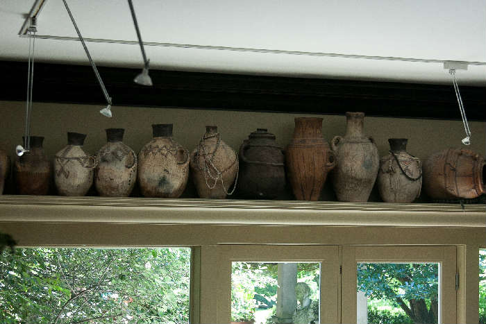 This collection of pots is from Africa