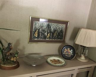 Plates, Picture, Lamp