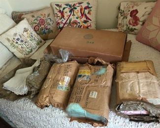 Linens in Original Mailing Packages