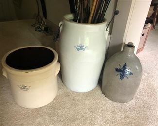 Crocks, Salt Glaze Jug (Originally Purchased from Ackerman Estate)
