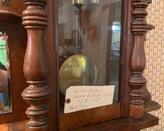 Gustar Becker Walnut German Horse Wall clock