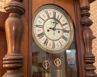 Gustar Becker Walnut German Horse Wall clock