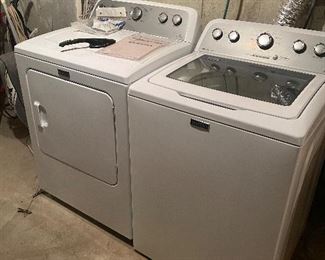 Washer and electric dryer