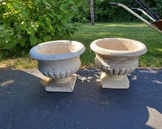 Concrete planters