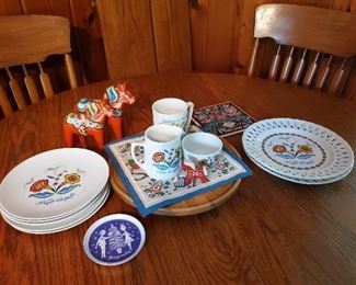 Swedish dishes Dalla horses