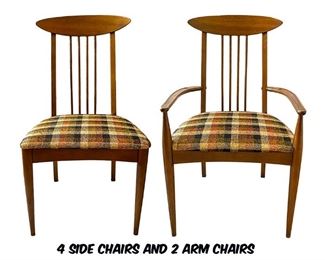 479 Broyhill Sculptra Table and Chairs Detail 3