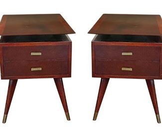 481 Pair Mid Century End Tables - Price Drop 125.00
