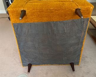 483 Mid Century Rust Chair Detail 3