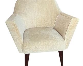 484 Mid Century Cream Chair 175.00
