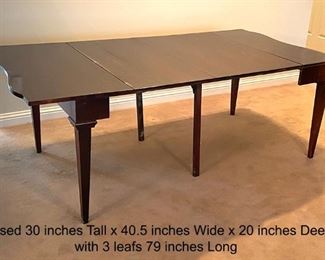 485 Mid Century Extending Table Detail 3
