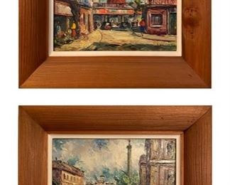 488 Pair Valentin Paintings 95.00