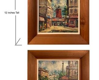 488 Pair Valentin Paintings Detail