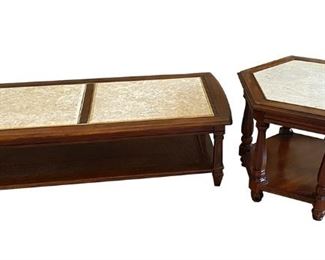 492 Mid Century Coffee Table and End Table - Price Drop 95.00