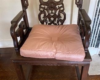 Pair of these good looking oriental chairs