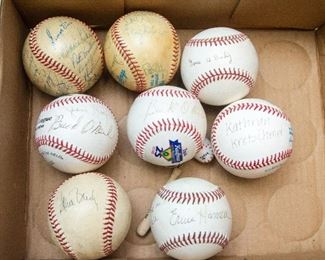 Signed Baseballs! Could be some surprises here!