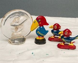 Yup, we even have Jayhawk Paperweights, two are from Sedan, KS