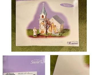 Dept 56 The Original Snow Village "Happy Easter Church" and there are many more Dept 56 vintage pieces!!
