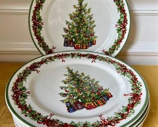 (8) Traditions "Holiday Celebrations" by Christopher Radko Holiday Plates - 11"