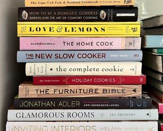 We have a large selection of cookbooks, interior design & coffee table books at this sale!