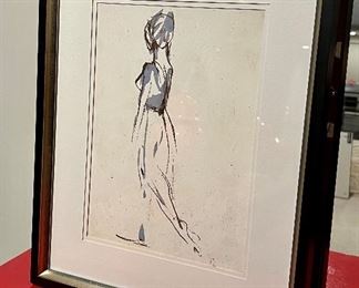 "Ballerina Wash II" by Diana Faulkner Design  - 16.75" x 20.5"