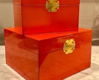 Decorative Red Boxes