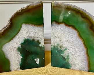 Agate Bookends 