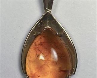 10K Moissanite Pendant 