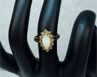 10K Opal Ring