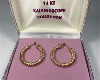 14K Hoop Earrings 