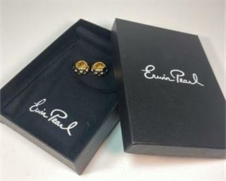 Erwin Pearl Reversible Crystal Earrings 