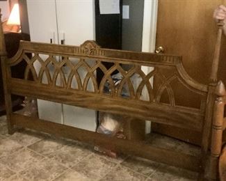 King size headboard - bed rails are not pictured