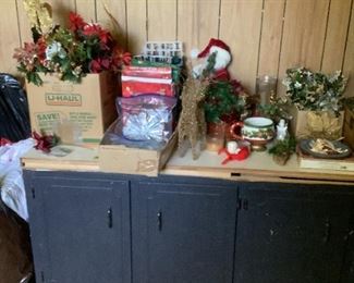 Not pictured are Christmas pillows.  One has a matching throw