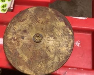 1944 105 mm shell casing made into ashtray